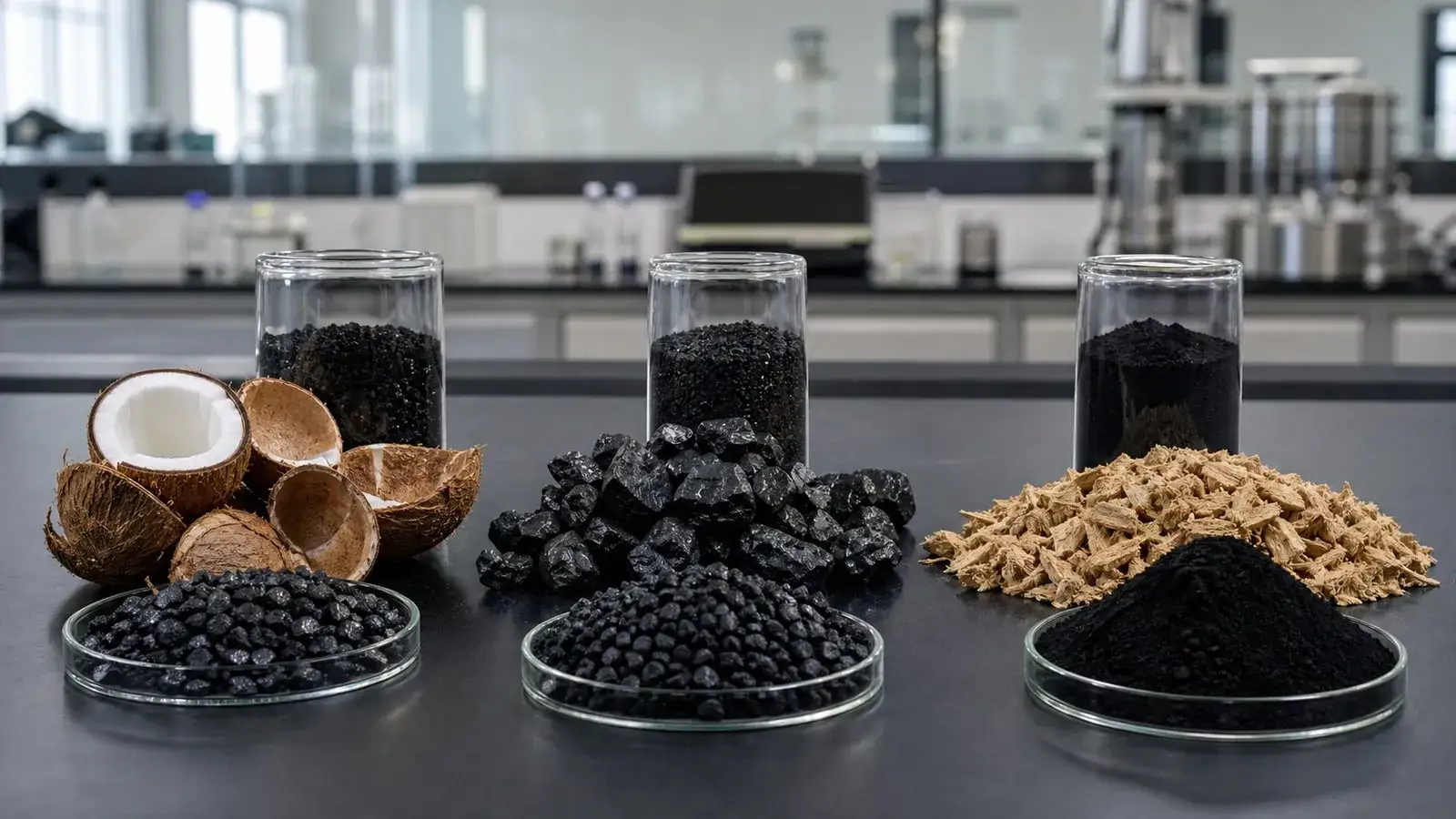 Coconut Shell, Coal-Based, or Wood-Based Activated Carbon: How to Choose